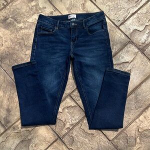 Dark denim skinny jeans!